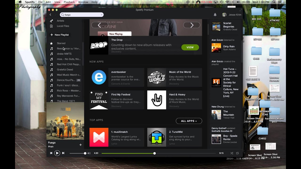 Spotify mac download songs folder app